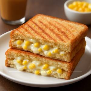 Corn Cheese Sandwich