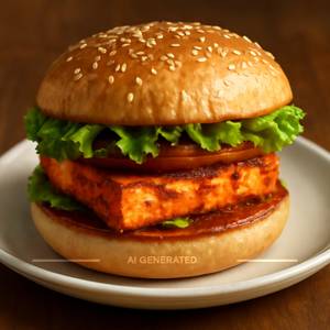 Spicy Paneer Burger