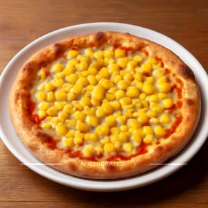 Sweet corn pizza