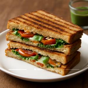 Veg Grilled Cheese Sandwich