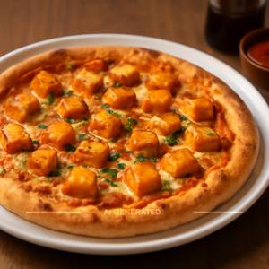 Paneer makhani pizza