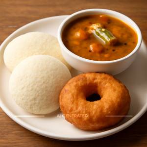 Idli Vada Sambhar [2 Pieces]