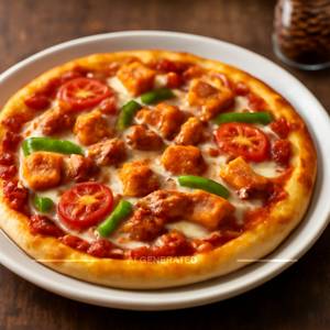 Panner Chicken Cheese Pizza (7 Inches) 