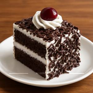 Eggless Black Forest Pastry