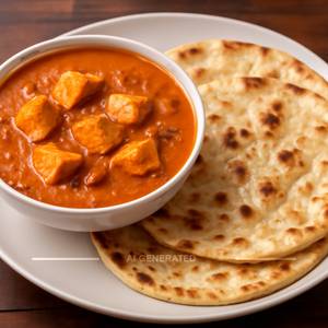 Paneer Masala [Plate]+ Butter Roti-3