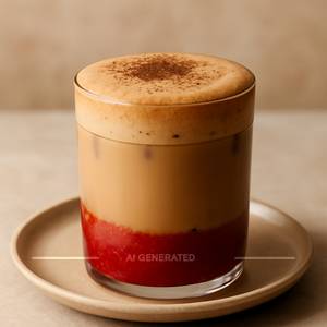 Strawberry coffee
