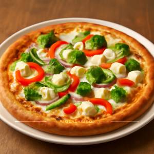 Veg ceremy base cheese pizza