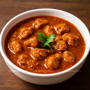 Boneless andhra chicken curry