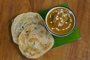 2 Parotta Chicken Butter Masala (250 Ml)