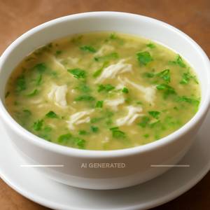 Lemon coriander chicken soup