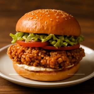 Fried Chicken Burger
