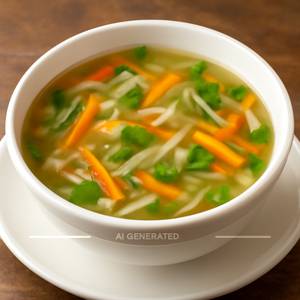 Vegetable clear soup