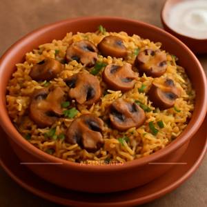Mushroom Biryani