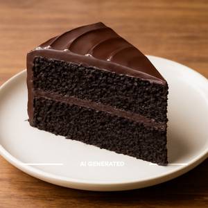 Eggless Dark Chocolate Cake