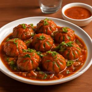 Veg manchurian momos