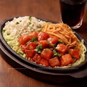 Chilli Paneer Sizzler