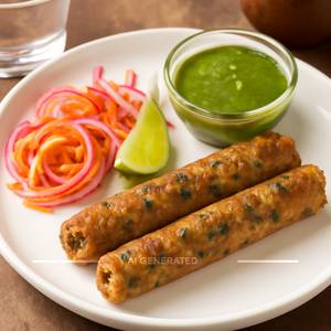 Chicken Seekh Kebab [Half (Pack of 2)                            