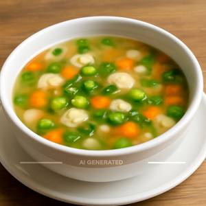 Veg clear soup