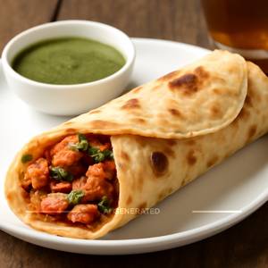 Veg Chicken Tikka Roll