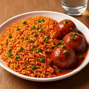 Veg Manchurian Schezwan Fried Rice