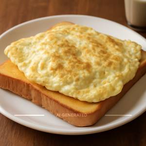 Butter bread omlette (2 egg)