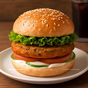 Veg aloo tikki burger