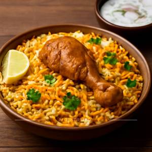 Hyderabadi chicken biryani