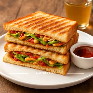 Grilled Mix Veg Sandwich