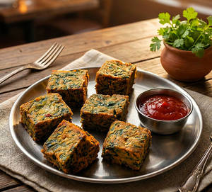 Kothimbir Vadi [6 Piece]