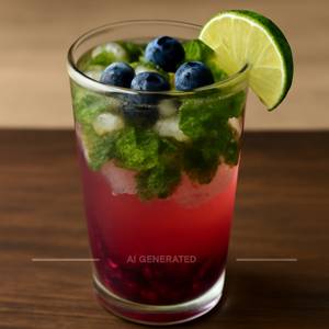 Blueberry mojito
