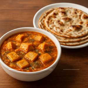 Paneer Masala + 4 Tandoori Roti