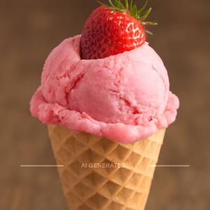 Fresh Strawberry Scoop