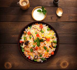 Veg dum biryani