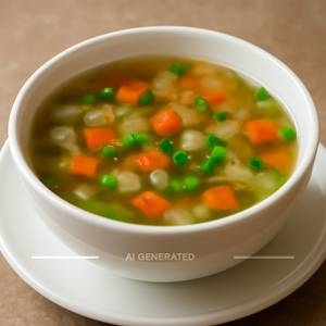 Veg clear soup