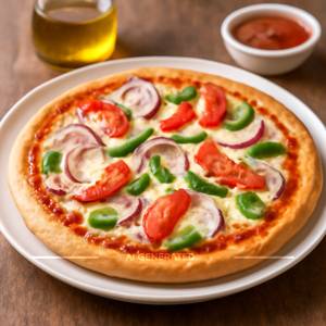 9" Onion Tomato Capsicum Cheese Pizza