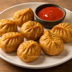 Chicken fried momos