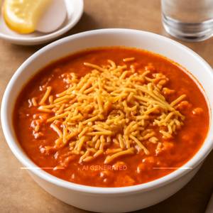 Sev Bhaji (Red Gravy)