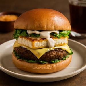 Paneer Cheese Burger