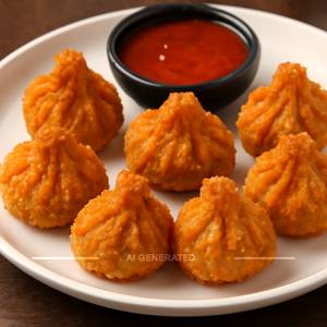 Veg Kurkure Momos [6 Pieces]