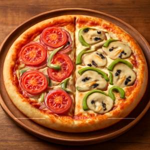 Half And Half Pizza