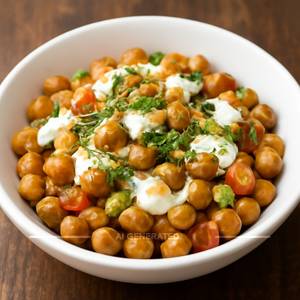 Crispy Chana Chat