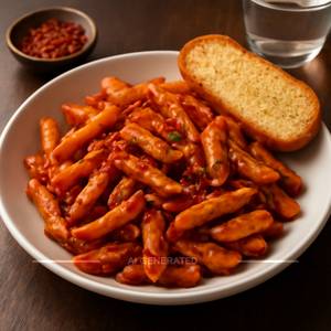 Penne arrabiata red sauce