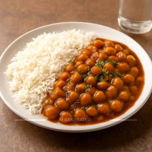 Choley With Rice