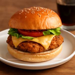 Chicken And Cheese Burger