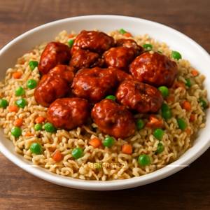 Chilli Chicken Garlic Fried Rice