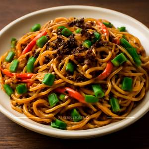 Veg Burnt Garlic Noodles