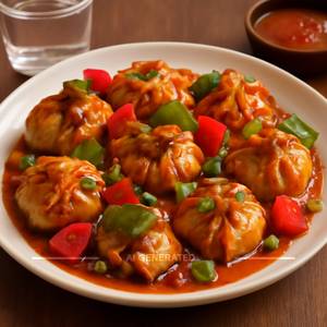 Chilli Momos [Paneer]