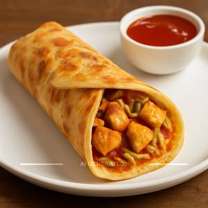 Egg Paneer Roll