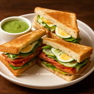 Veg Club Sandwich