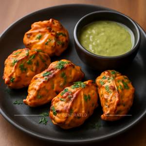 Chicken Tandoori Momos (5 Pieces)